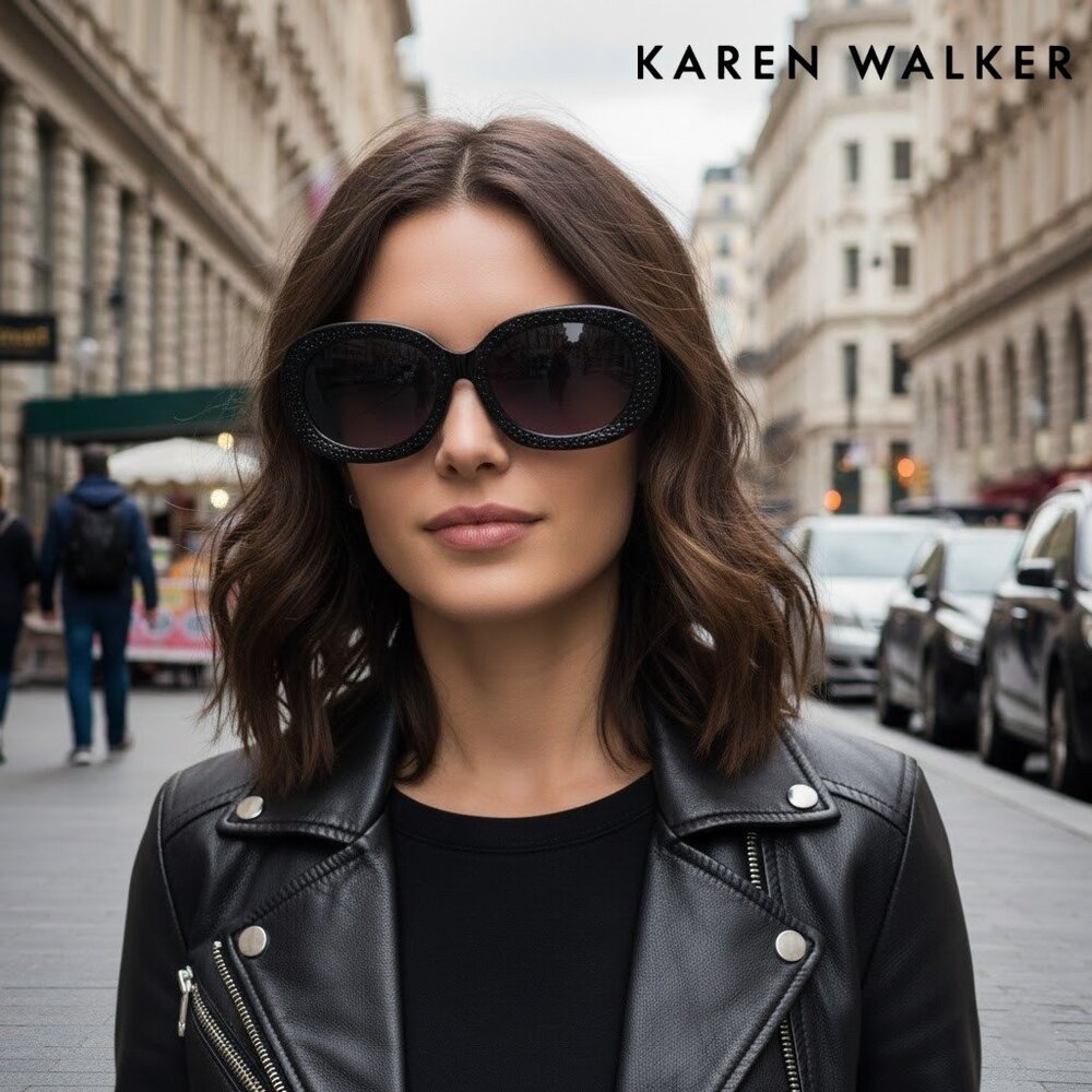 Karen Walker 1301514 Women's Vintage Underground Filigree Sunglasses Hand Made